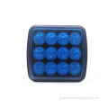 amber strobe light blue rechargeable magnetic flashing beacon warning lamp Supplier